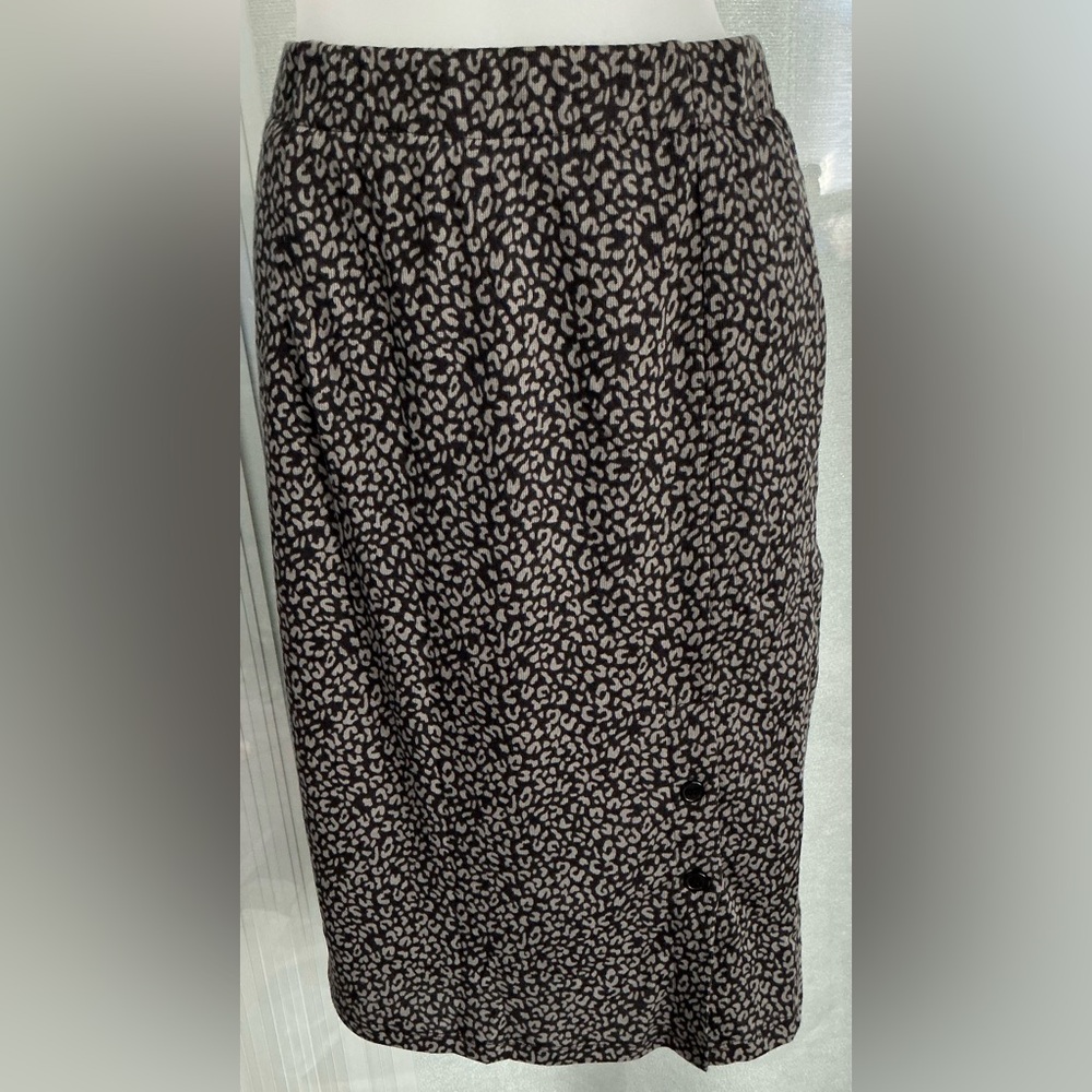 Leopard Print Knit Skirt🌻